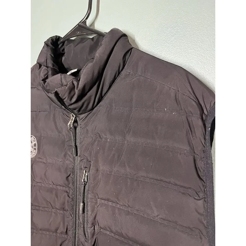 Duluth Pack Mens Black Puffer Down Vest Full Zip Mens Size 3XL